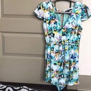 Small Floral Romper